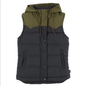 XL - Patagonia Bivy Vest - Smolder Blue w/Fatigue Green